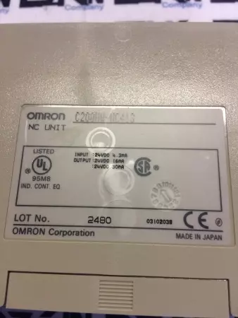Omron C200HW-NC413 NC Unit 24VDC 