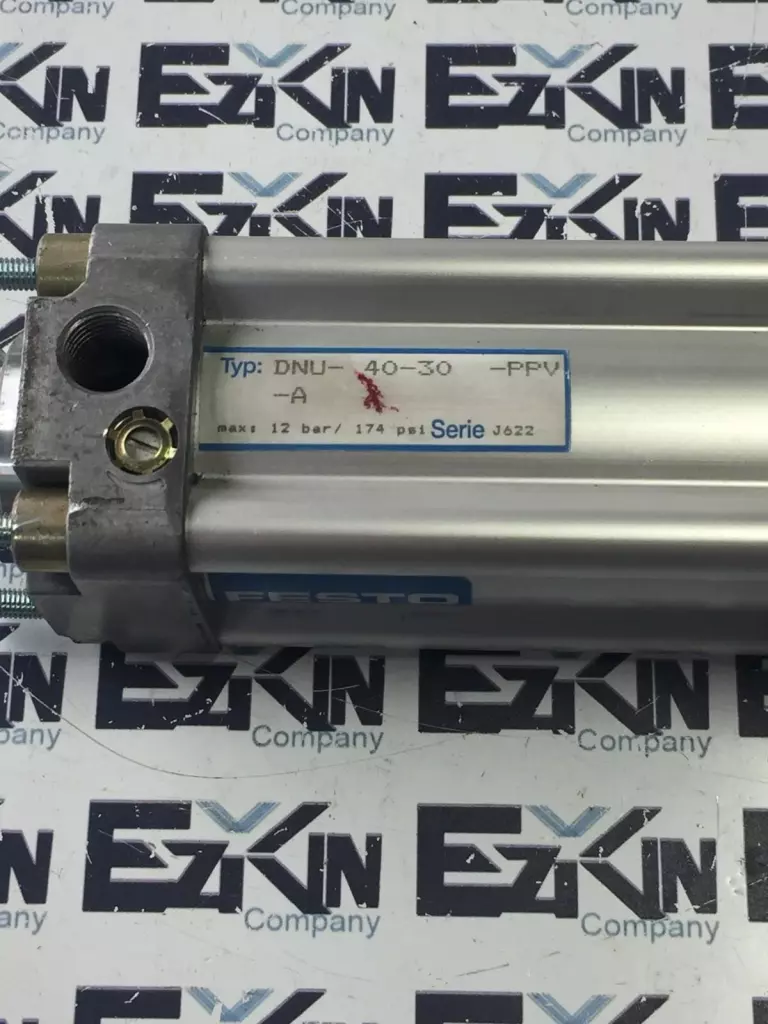 Festo DNU-40-30-PPV-A Pneumatic Cylinder, 40mm Bore 30mm Stroke 