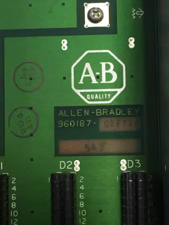 ALLEN BRADLEY 1771-A1B 4 SLOT I/O CHASSIS 1 SLOT MISSING 