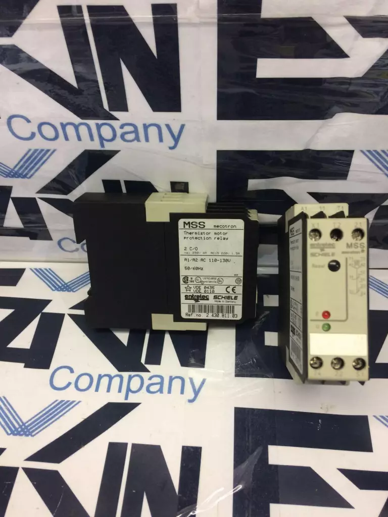 Schiele Entrelec 2.430.811.03 Thermistor Motor Protection Relay 250V 4A Lot of 2