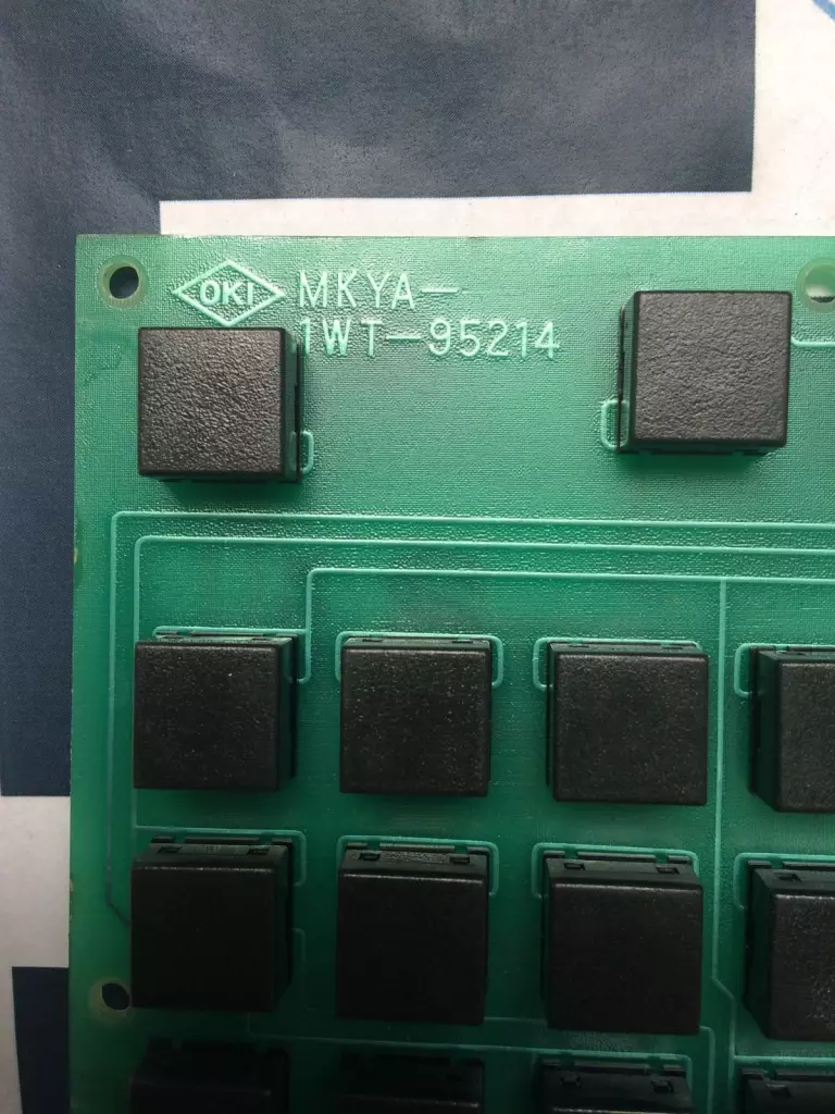 Yaskawa MKYA MKYA-1WT-95214 Keyboard Display Circuit Board HMK-3993-12 