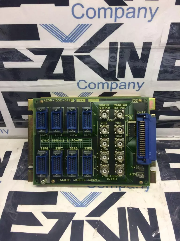 Fanuc A20B-1002-0490/02A Video Signal Circuit Board 