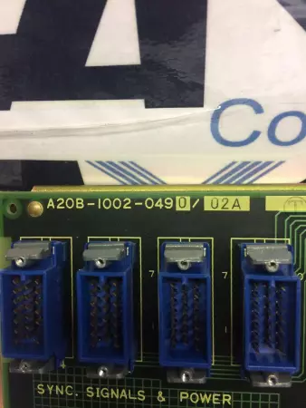 Fanuc A20B-1002-0490/02A Video Signal Circuit Board 