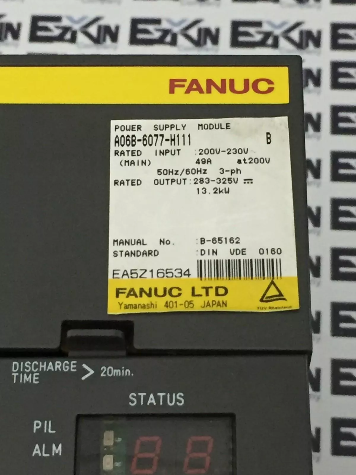 Fanuc A06B-6077-H111 SER.B Power Supply Module 