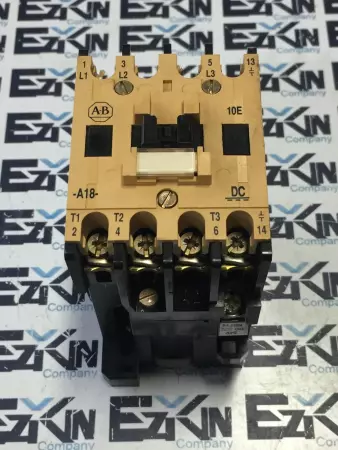 ALLEN BRADLEY 100-A18NZ*3 SER.B CONTACTOR 24VDC 