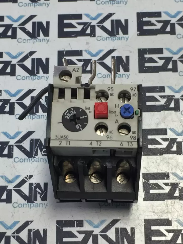 Siemens 3UA50 00-1C Overload Relay, 600VAC 1.6-2.5Amp 