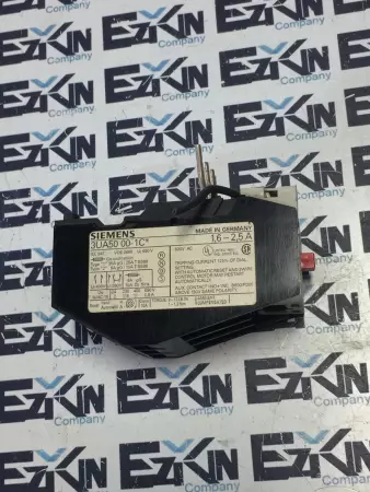 SIEMENS 3UA50 00-1C* OVERLOAD  RELAY 1.6-2.5A 