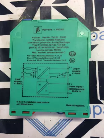 Pepperl + Fuchs KHD3-ICR/EX 130 300 Transformer Isolated Repeater K Series 