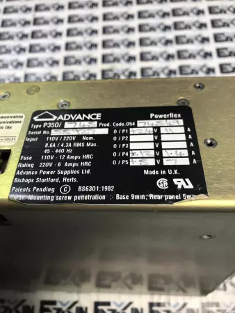 Advance P350/745 Powerflex Power Supply 