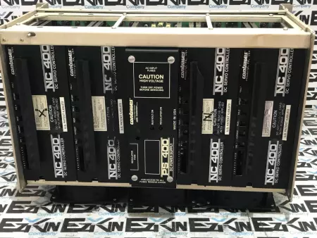 Contraves A2310 REV. F DC Servo Controller Rack W/Four NC 400 Modules 