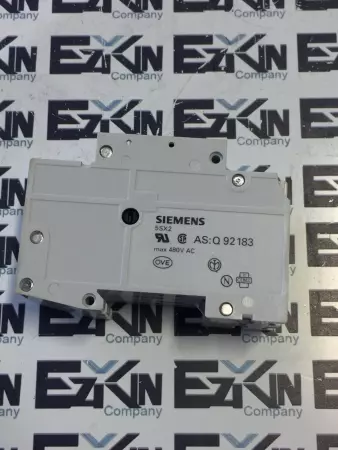 Siemens 5SX22 C20 Circuit Breakers 480VAC 2Pole