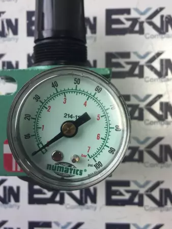 NUMATICS R21K-03GL 9J8 PNEUMATIC PRESSURE GAUGE 