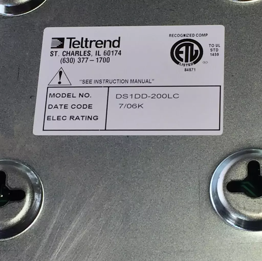 Teltrend DS1DD-200LC Loop Current Repeater 