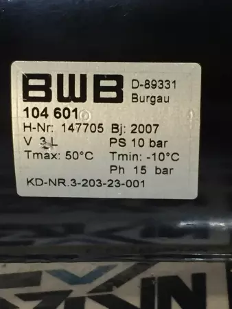 BWB D-89331 COMPONENTS/RECEIVERS KD-NR.3-203-23-001