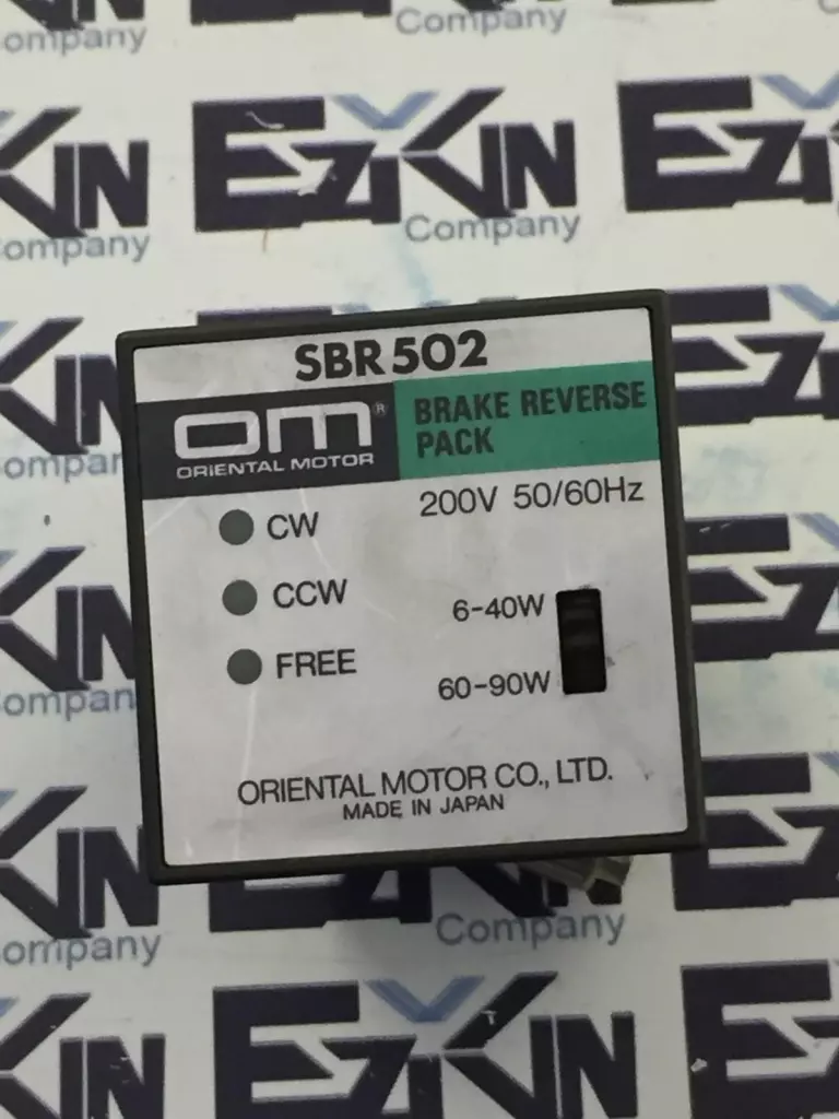 Oriental Motor SBR502 Motor Speed Controller Brake Reverse Pack 200V 11-pin 