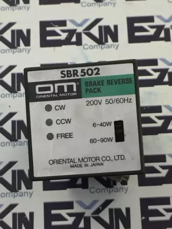 Oriental Motor SBR502 Motor Speed Controller Brake Reverse Pack 200V 11-pin 
