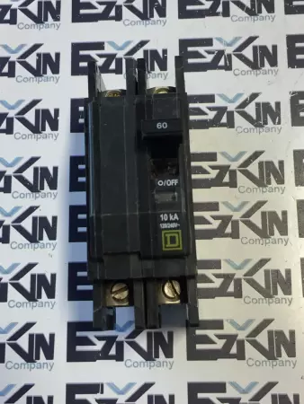 Square D QOU Circuit Breaker 120/240vac 60A  