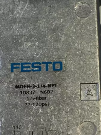 FESTO MOFH-3-1/4-NPT PNEUMATIC VALVE MSFG-24/42-50/60-13264 SOLENOID VALVE 