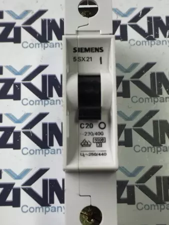 SIEMENS 5SX21 C20 CIRCUIT BREAKER 230/400 