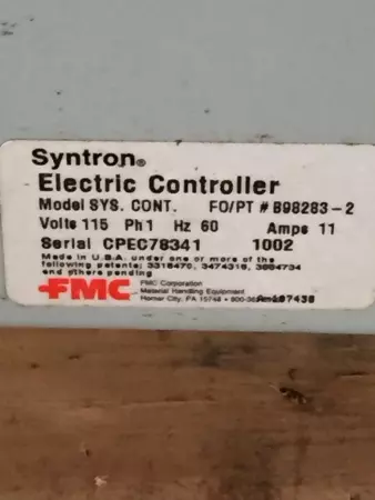 FMC EB-192-A Syntron® Bowl Feeder 