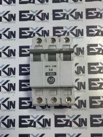 Allen Bradley 1492-CB3 SER.B G050 Circuit Breaker 3P 5A 480VAC 