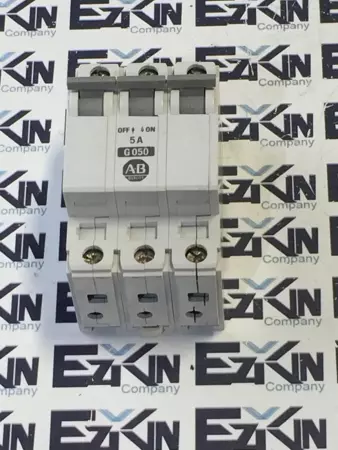 Allen Bradley 1492-CB3 SER.B G050 Circuit Breaker 3P 5A 480VAC 