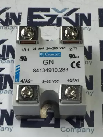 Crouzet 84134910.288 Solid State Relay 25A 24-280VAC  3-32VDC 