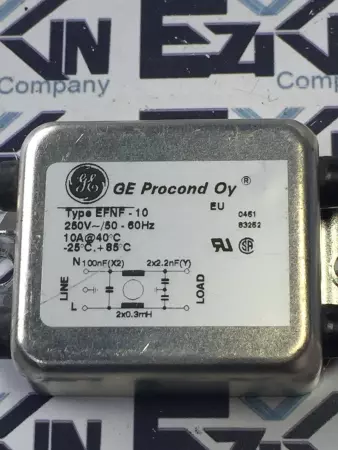 General Electric EFNF-10 Procond Oy  Chasis Mounted Filter 250v 10A 