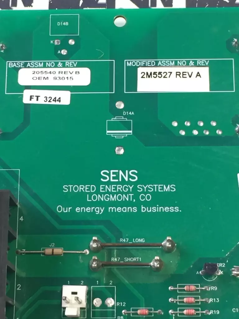 SENS 205540 REV.B Circuit Board 
