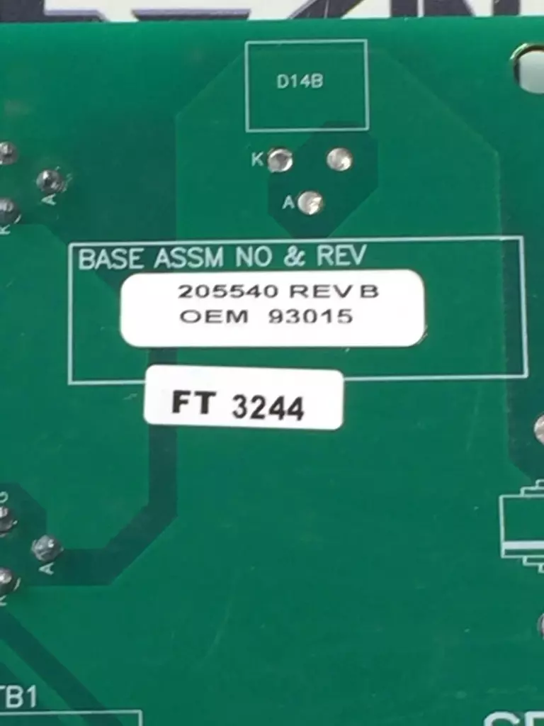 SENS 205540 REV.B Circuit Board 