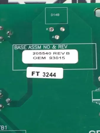 BASE ASSM NO & REV 205540 REV.B