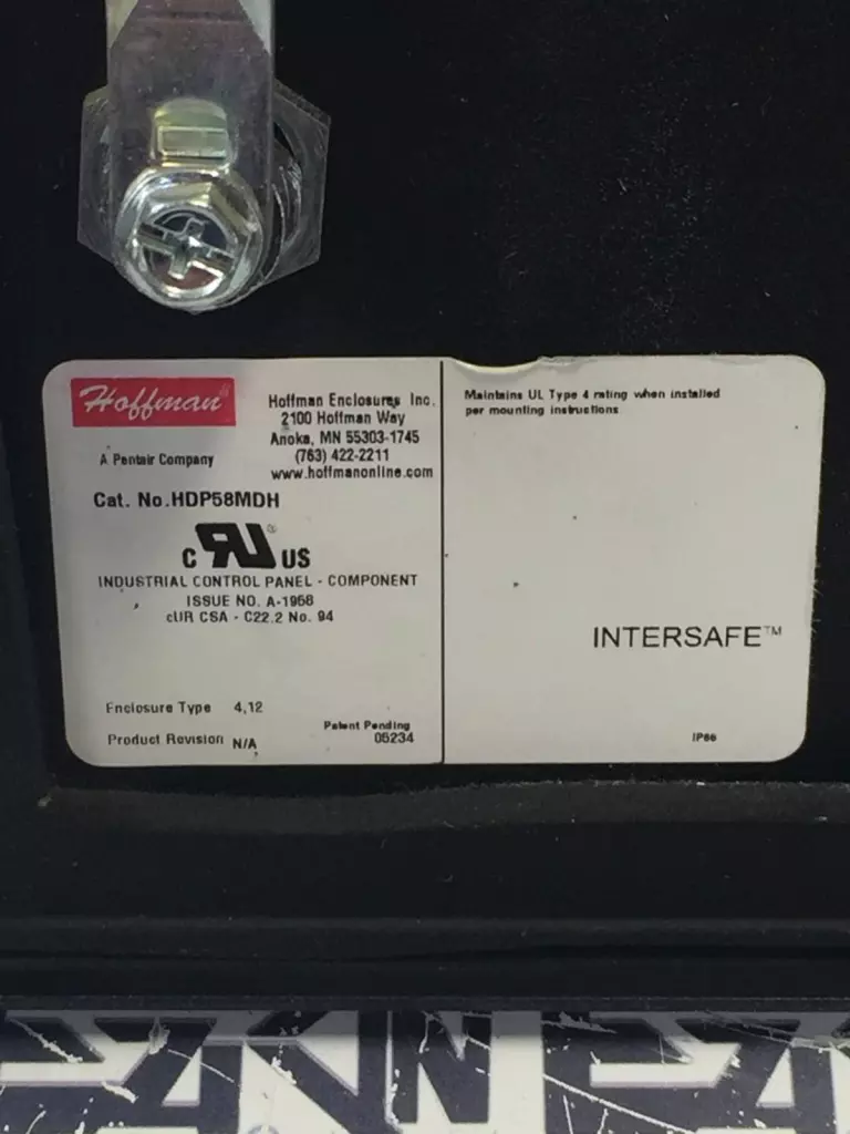 Hoffman HDP58MDH Intersafe™ Power Distribution Box 