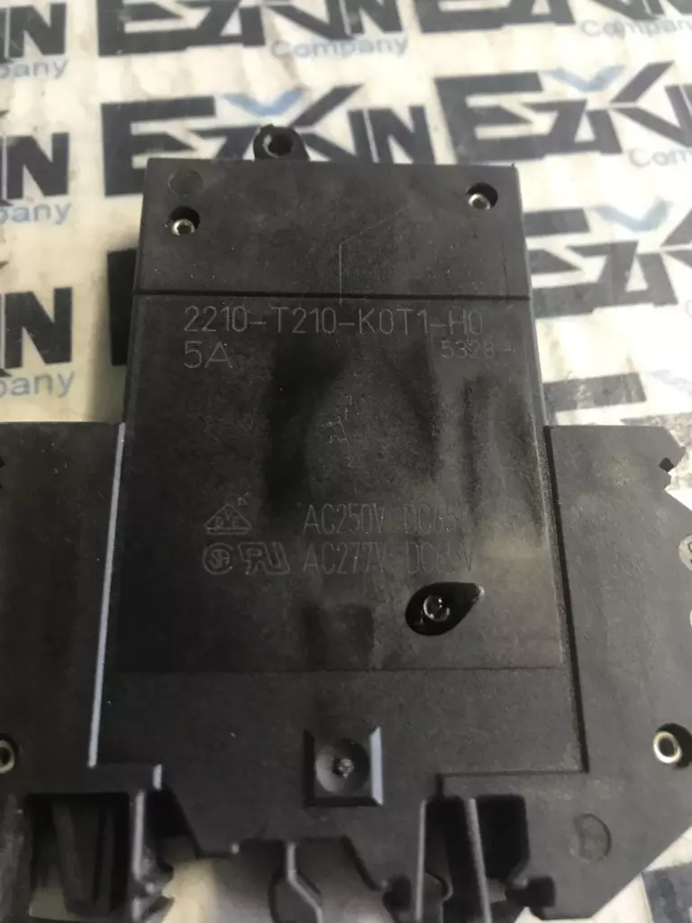ETA 2210-T210-K0T1-H05A 1-Pole Circuit Breaker, 250AC/65DC 5A 