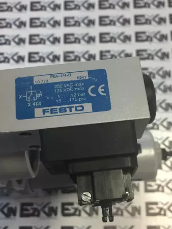 FESTO PNEUMATIC VALVE BLOCK LFR-D-MIDI/HE-D-MIDI/HEE-D-MIDI-24/HEL-D-MIDI/FRM-D