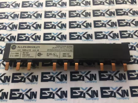 Allen-Bradley 190-L13 SER A 3-Phase Busbar 600VAC 100Amp 