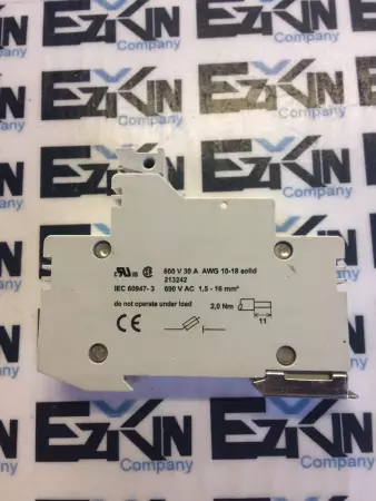 Siemens 3NW7 011 1-Pole Fuse Holder 600V 30Amp 