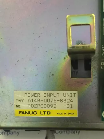 GE Fanuc A14B-0076-B324 Power Input Unit 