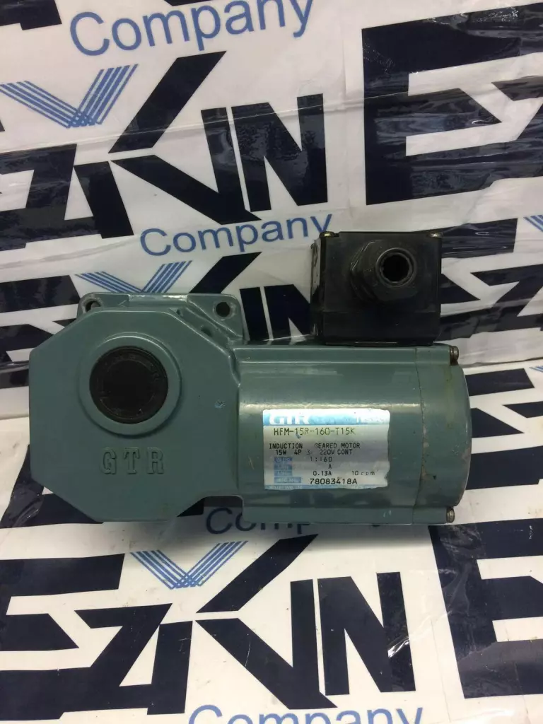 GTR HFM-15R-160-T15K Geared Motor, 15W Ratio 1:160 