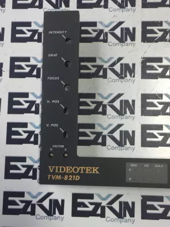 VideoTek TVM-821D Digital Waveform VectorScope Front Panel 