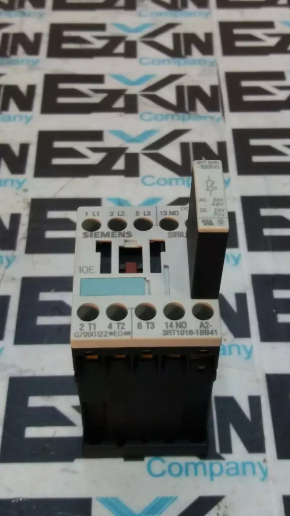 Siemens 3RT1016-1BB41 Contactor, 600VAC 20Amp 