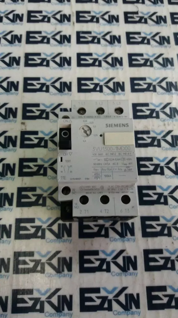Siemens 3VU1300-1MD00 Motor Protector/Circuit Breaker 600V, Range 0.24-0.40Amp 