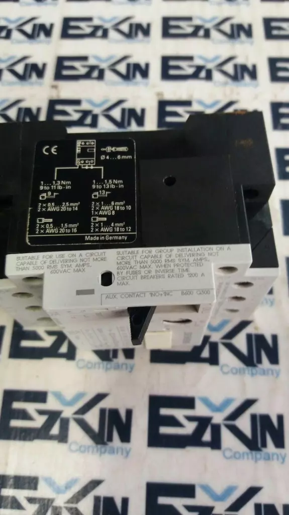 Siemens 3VU1300-1MD00 Motor Protector/Circuit Breaker 600V, Range 0.24-0.40Amp 