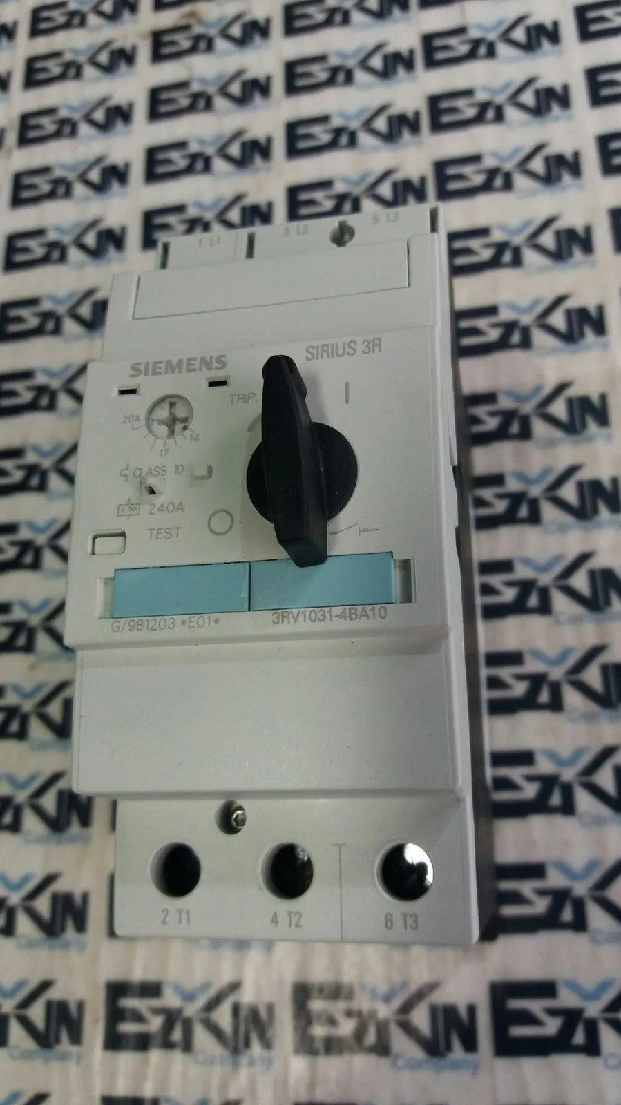 Siemens 3RV1031-4BA10 Motor Starter/Protector, 600V 14-20Amp 