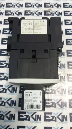 Siemens 3RT1036-1B..0 Contactor 24VDC Coil 50Amp 600V w/Aux Contact Block 
