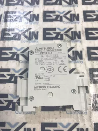  MITSUBISHI CP30-BA CIRCUIT PROTECTOR 1A 220VAC POLE 1