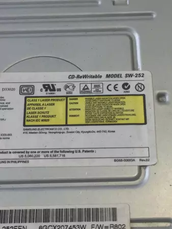 Samsung SW-252 CD ReWritable Unit 