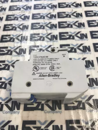Allen-Bradley 1492-FB2C30 SER.A Fuse Holder  2P 600V 30A 