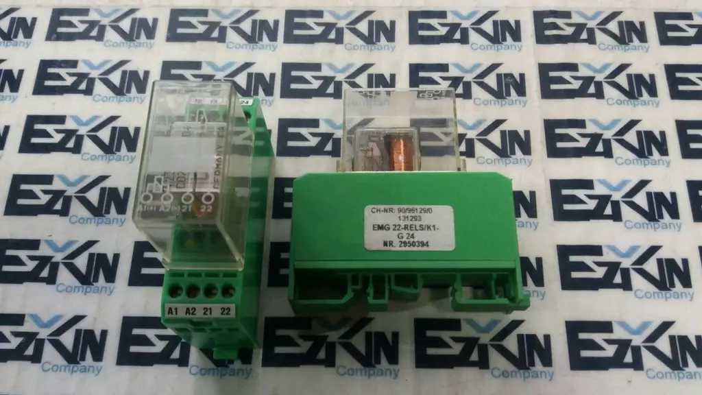 Phoenix Contact E/MG 22-RELS/K1-G24 Socket Cradle Relay Module 24-48VDC Lot of 2