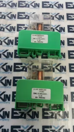 Phoenix Contact E/MG 22-RELS/K1-G24 Relay Module Lot of 2