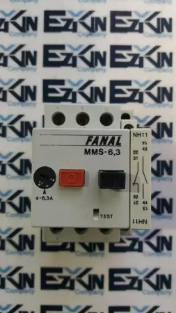 Fanal MMS-6,3A Motor Protector Switch 4-6.3A 